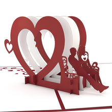 Load image into Gallery viewer, Heart Bench