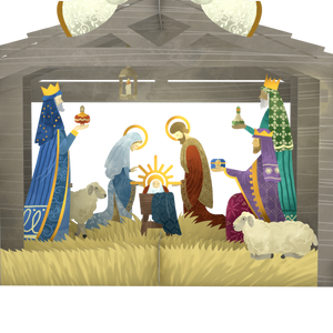 Decorative Nativity Scene